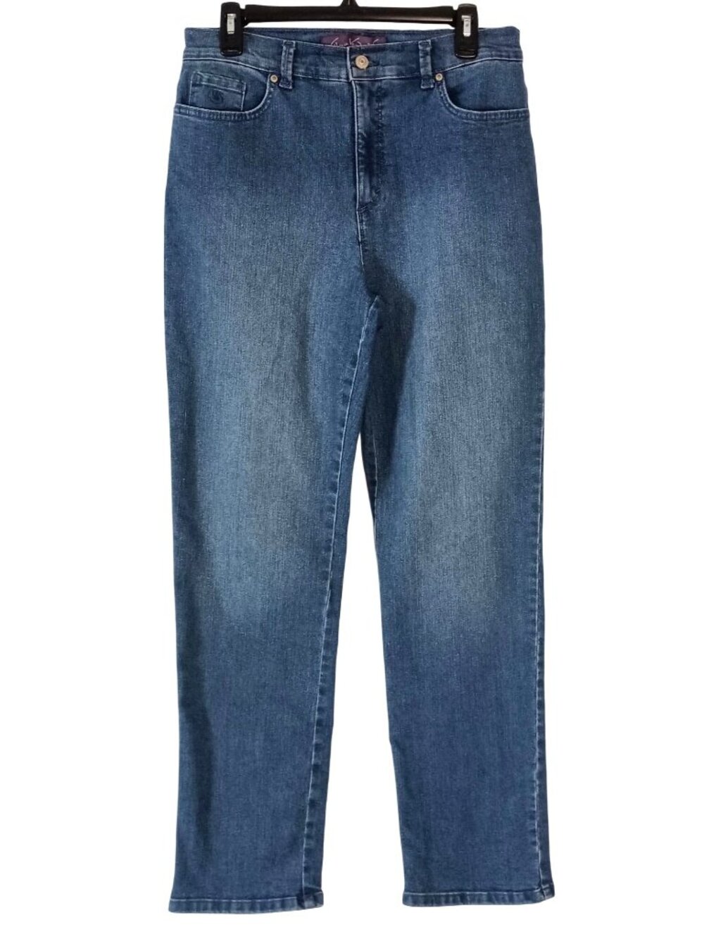 Gloria Vanderbilt Amanda High Rise Tapered Jeans Womens 12 Stretch 31 Inseam
